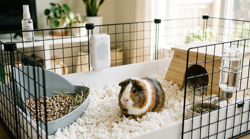 How to Control Odor in a Guinea Pig Cage