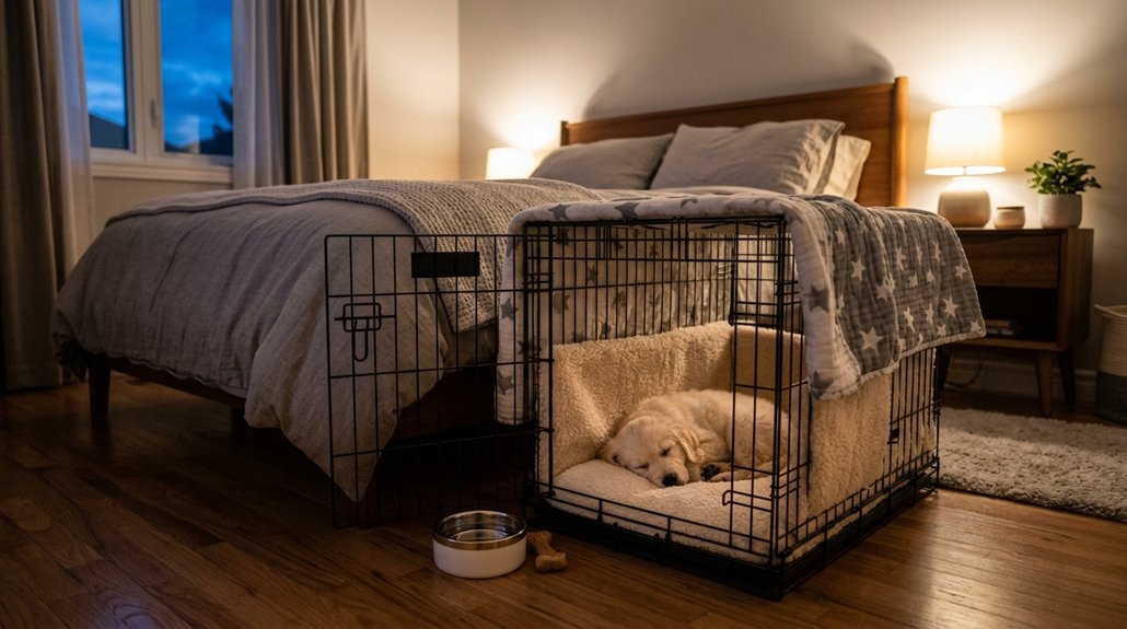 cozy crate sleeping space