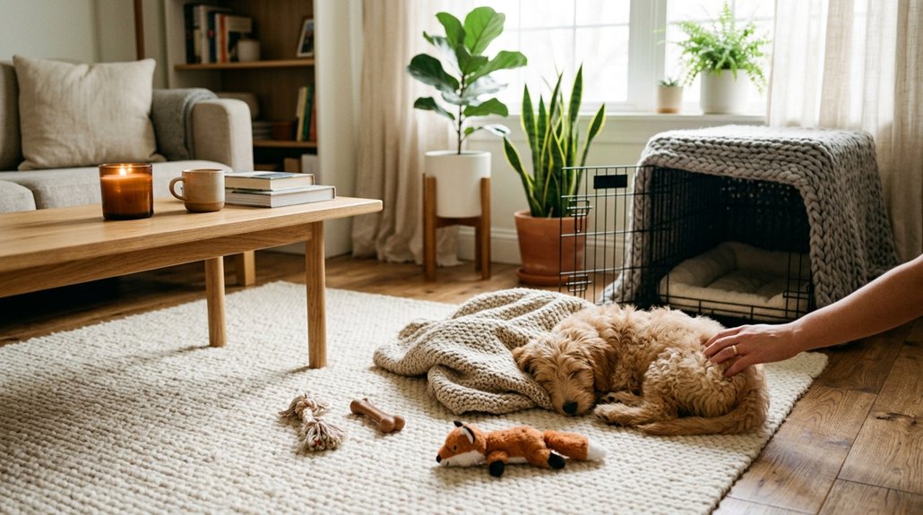cozy puppy safe space