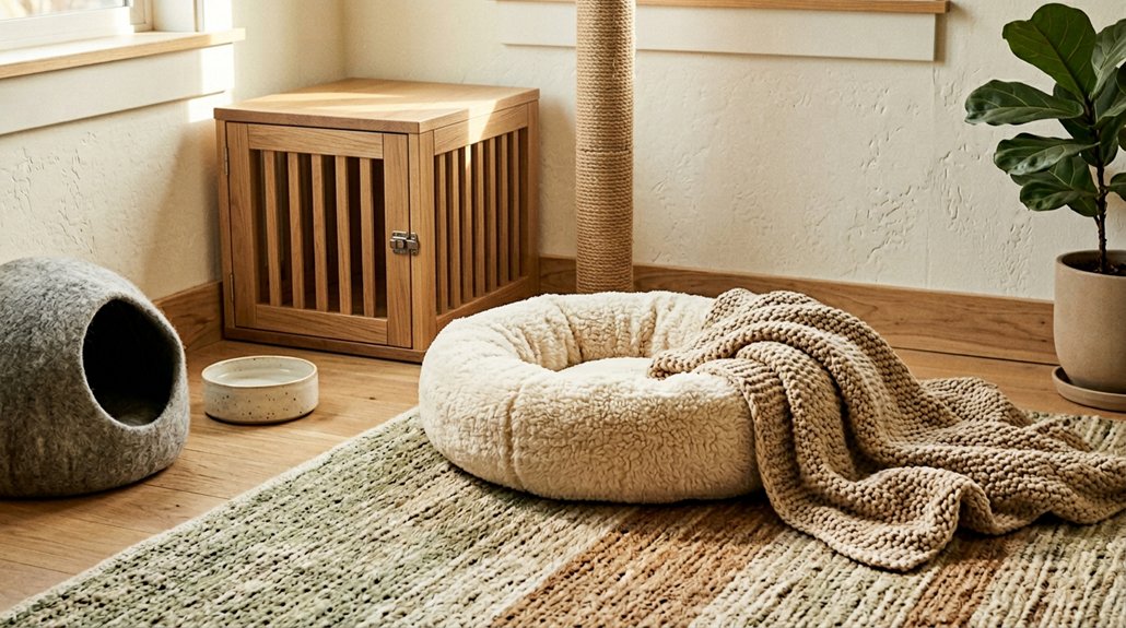 cozy secure kitten space