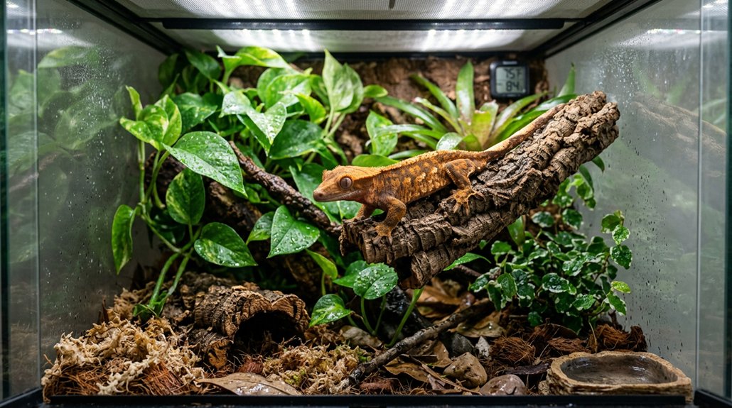 crested gecko habitat care