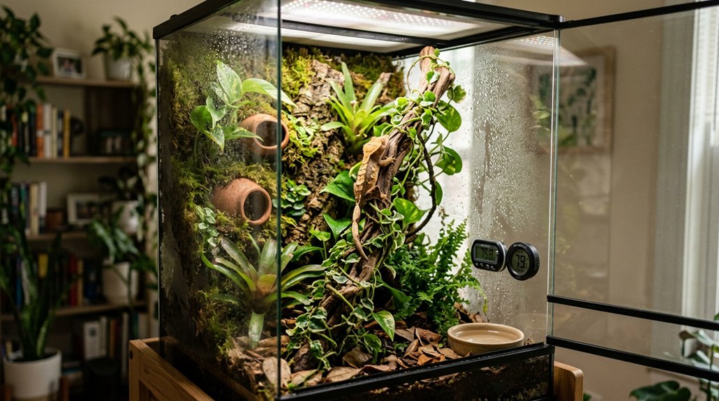 crested gecko habitat requirements
