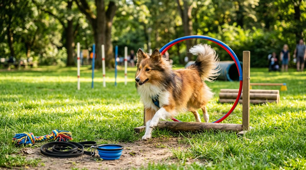 daily exercise for shelties