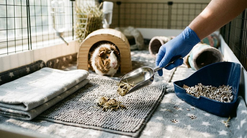 daily guinea pig hygiene