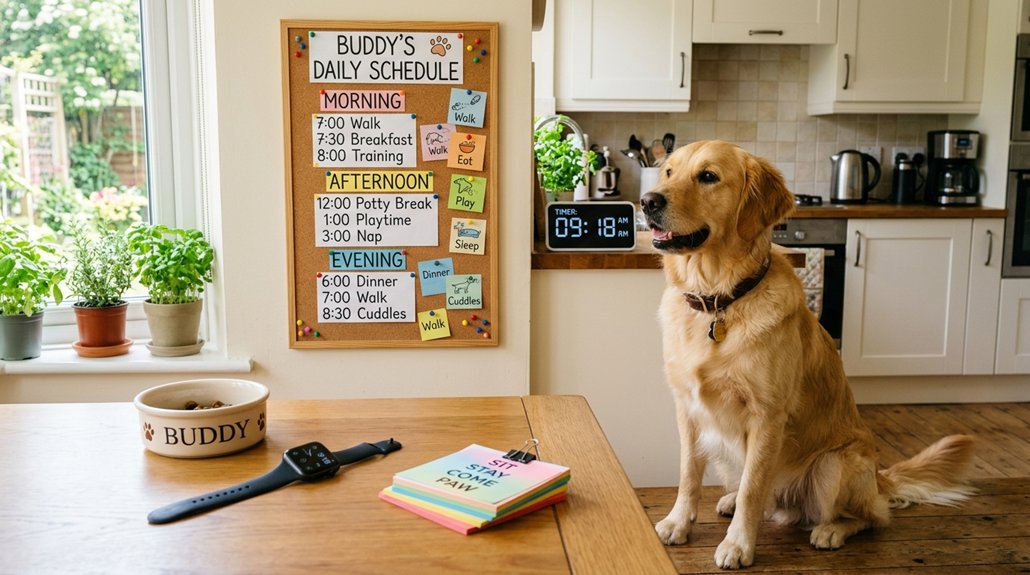 daily routine for dogs