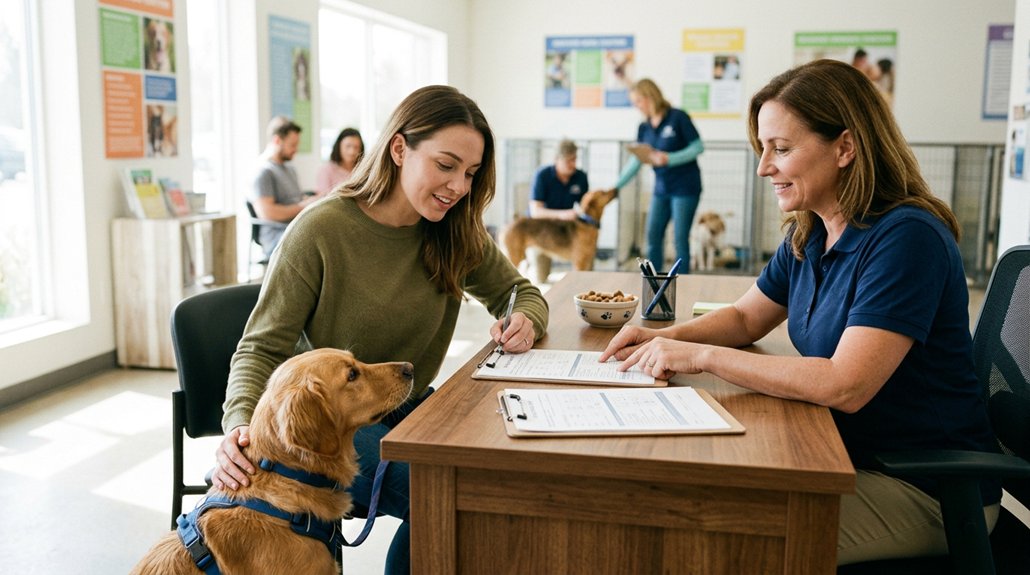 detailed dog adoption process