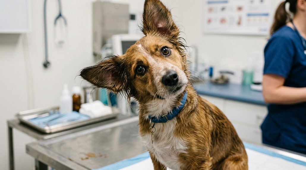 diagnosing dog head shaking