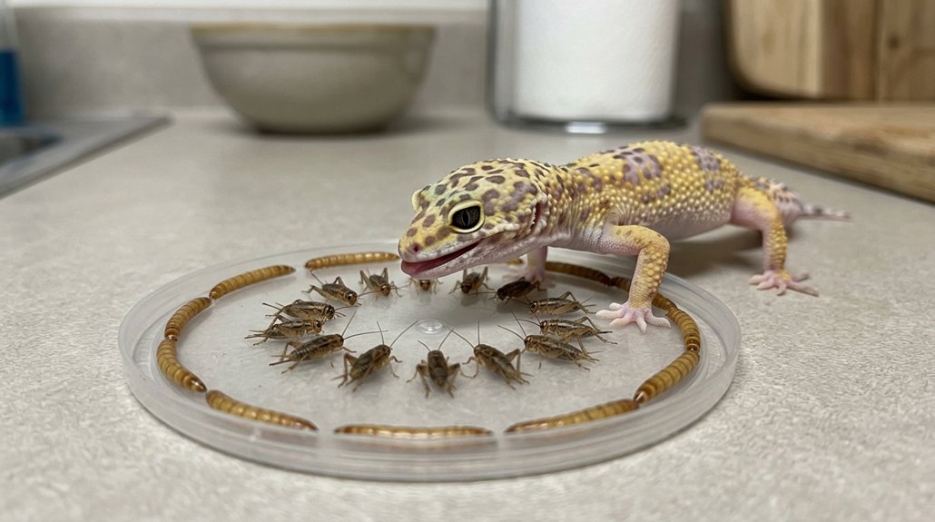 diverse live insect diet