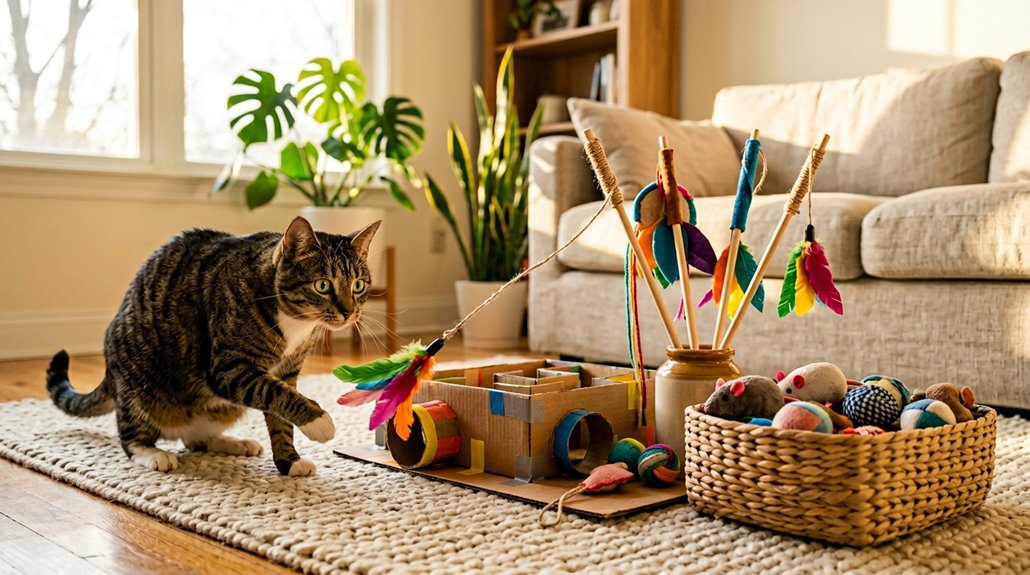 diy toys for cats