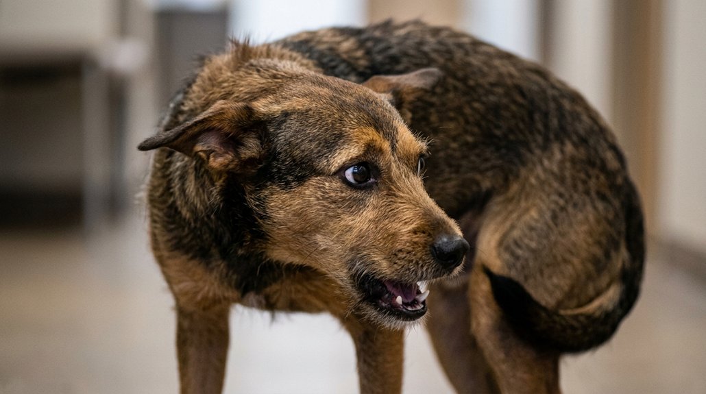 dog anxiety body language