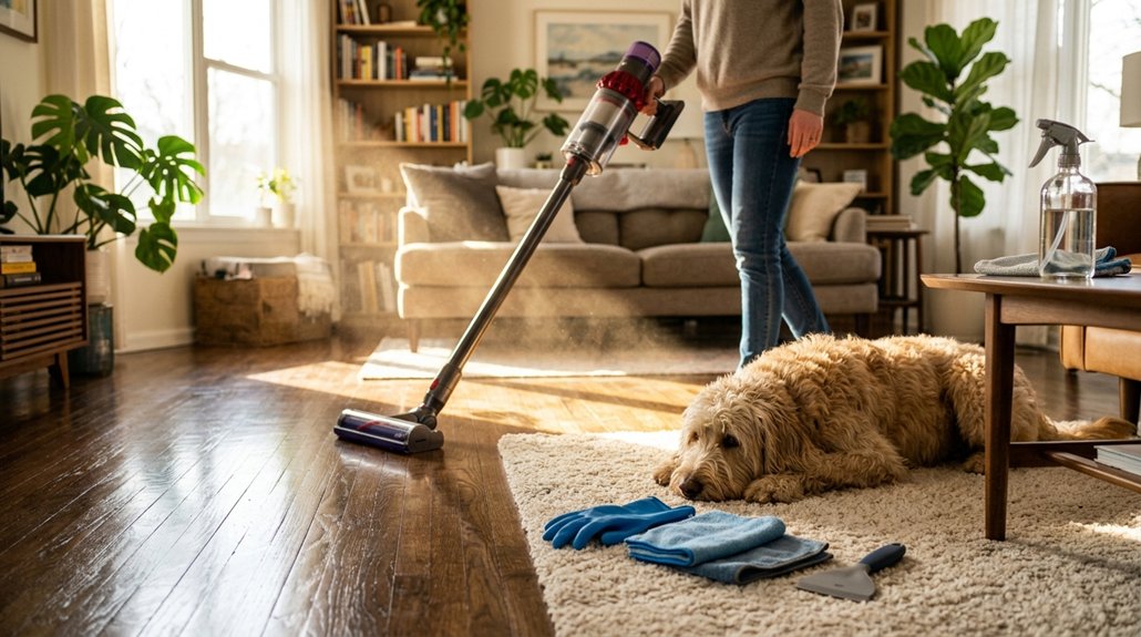 dog friendly cleaning schedule