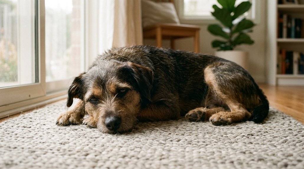 dog lethargy warning signs