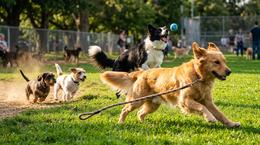 dog runs enhance fitness