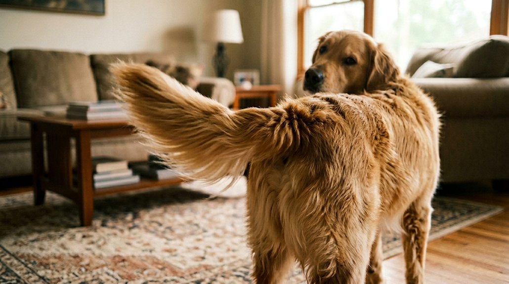 dog tail signals emotions
