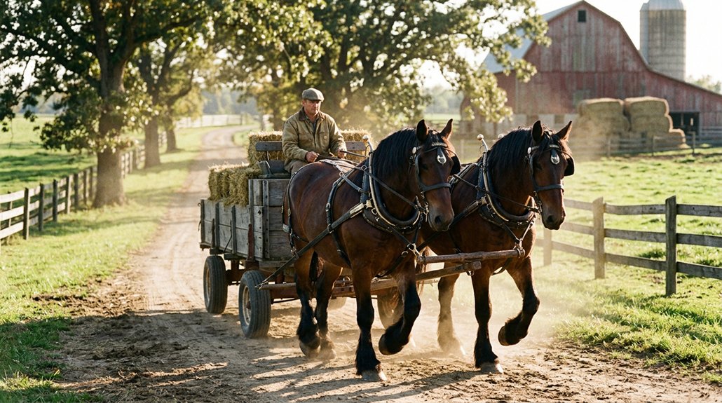 draft horses in agriculture