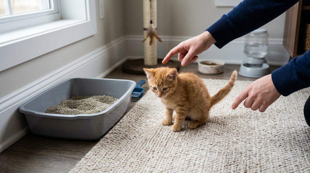 effective kitten litter training