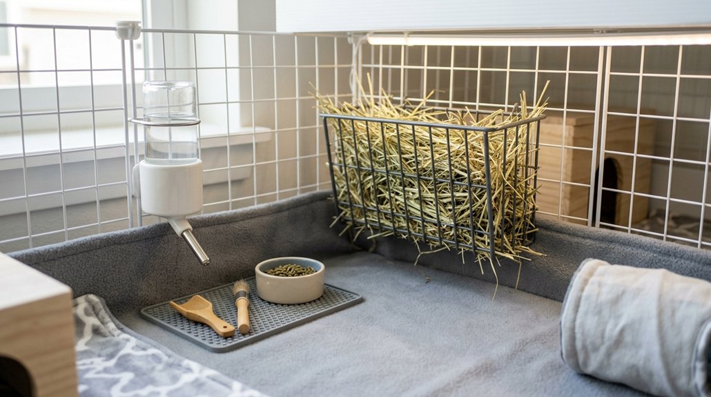 efficient guinea pig cleaning