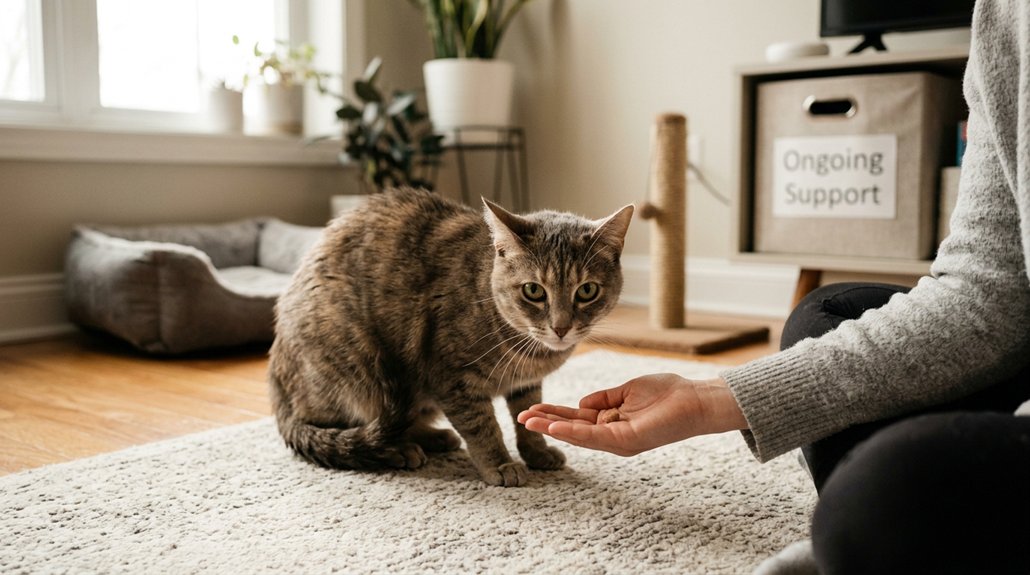 empowering shy cat confidence