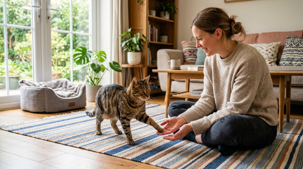 encourage cat s independent approach