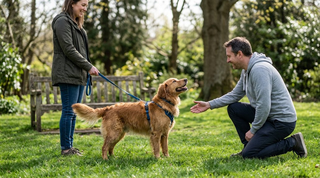 encourage gradual dog introductions