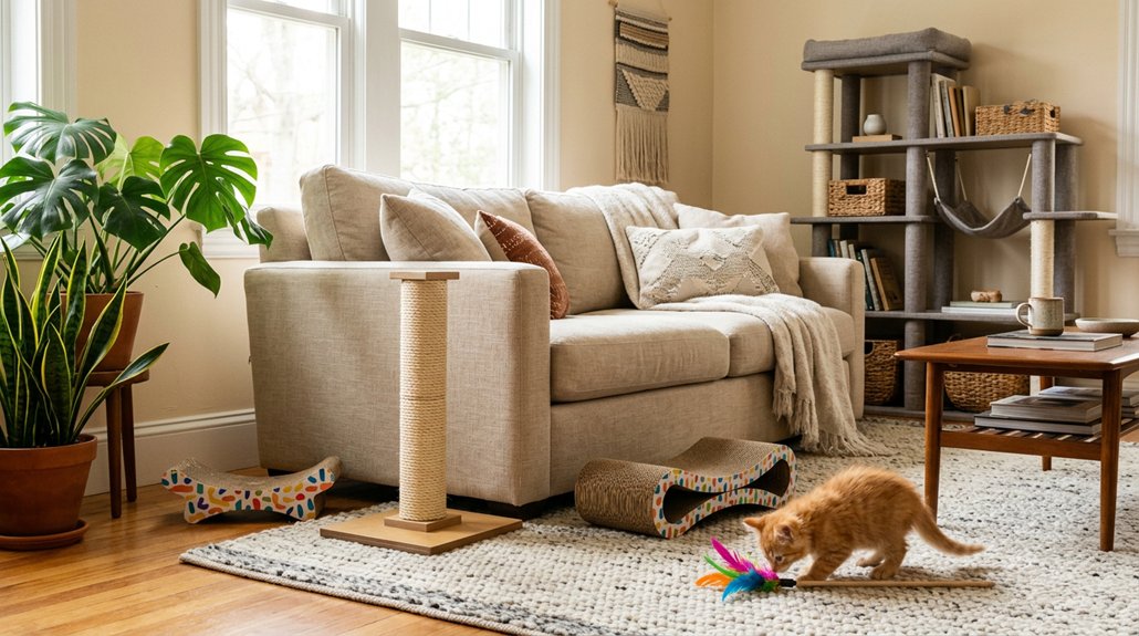 encouraging healthy scratching behavior