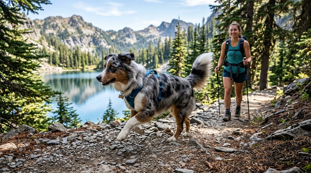 energetic hiking canine companion