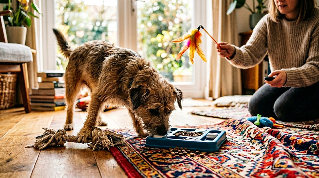 engage dogs with mental stimulation