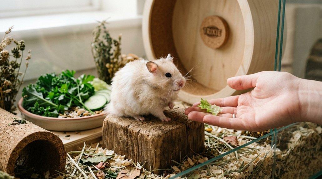 enhancing hamster habitat comfort