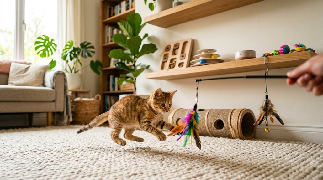 enrich kitten s playful environment