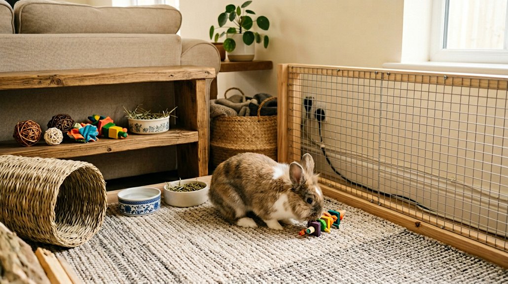 enrich rabbit s safe environment