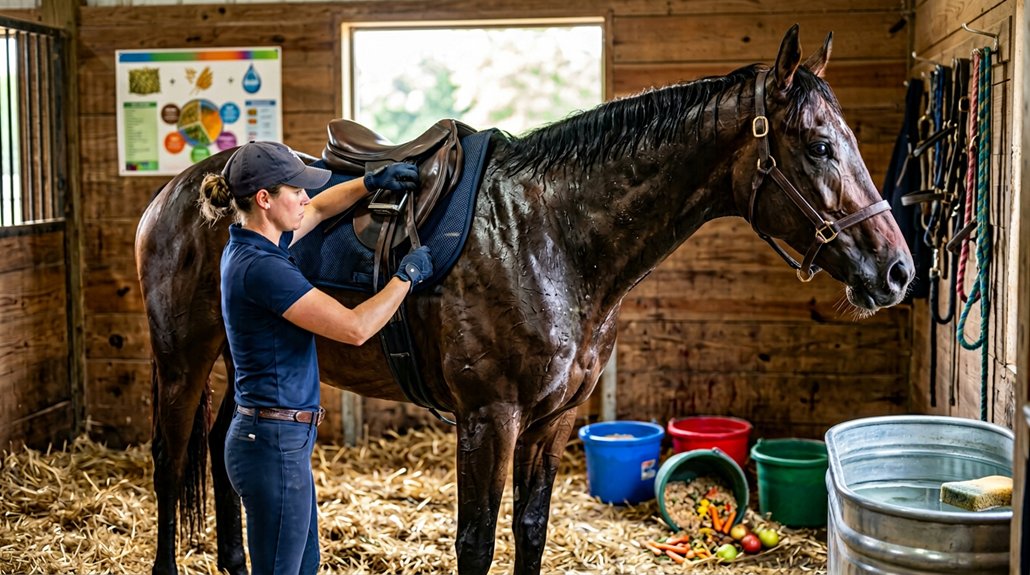 equine post exercise recovery nutrition
