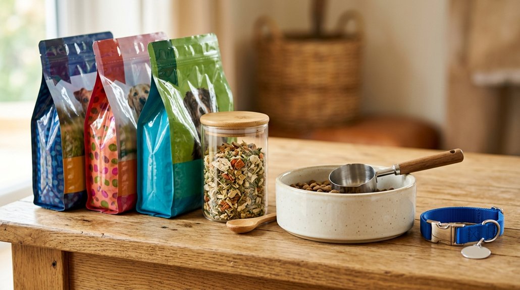 essential dog food supplies