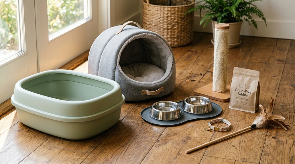 essential supplies for cats