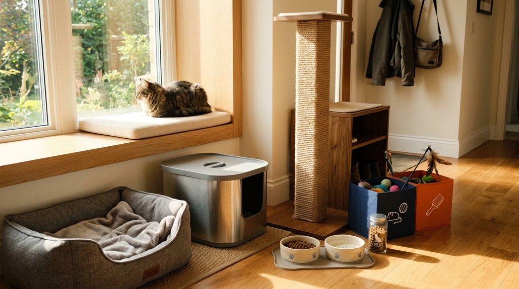 essential supplies for cats