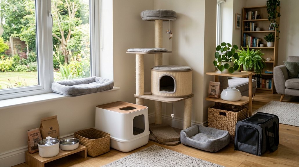 essential supplies for cats