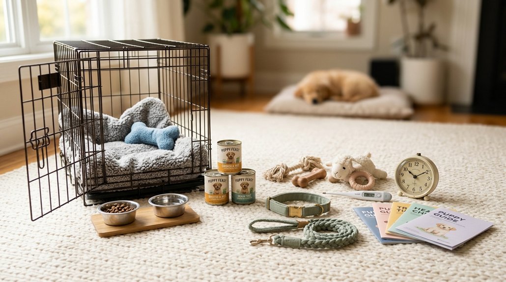 essential supplies for puppies