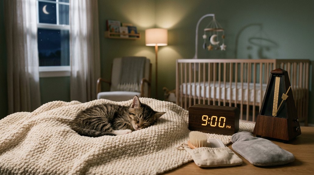 establish a calming routine