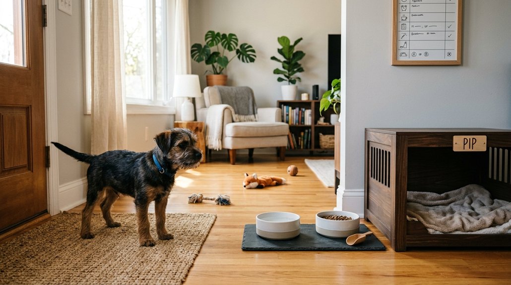 establishing a canine routine