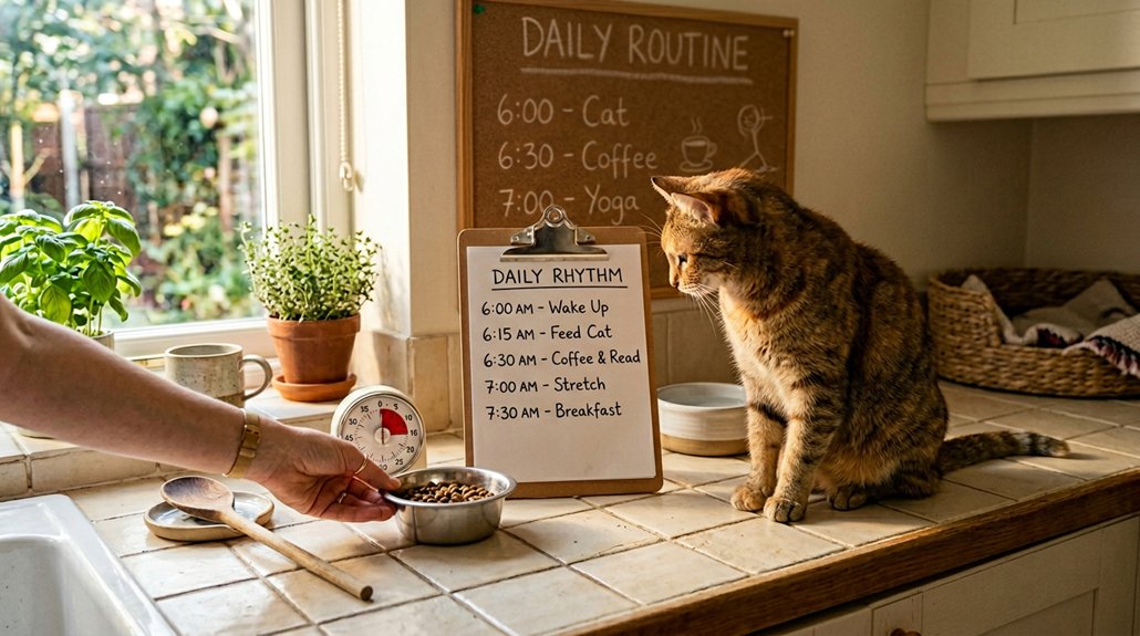 establishing a daily routine