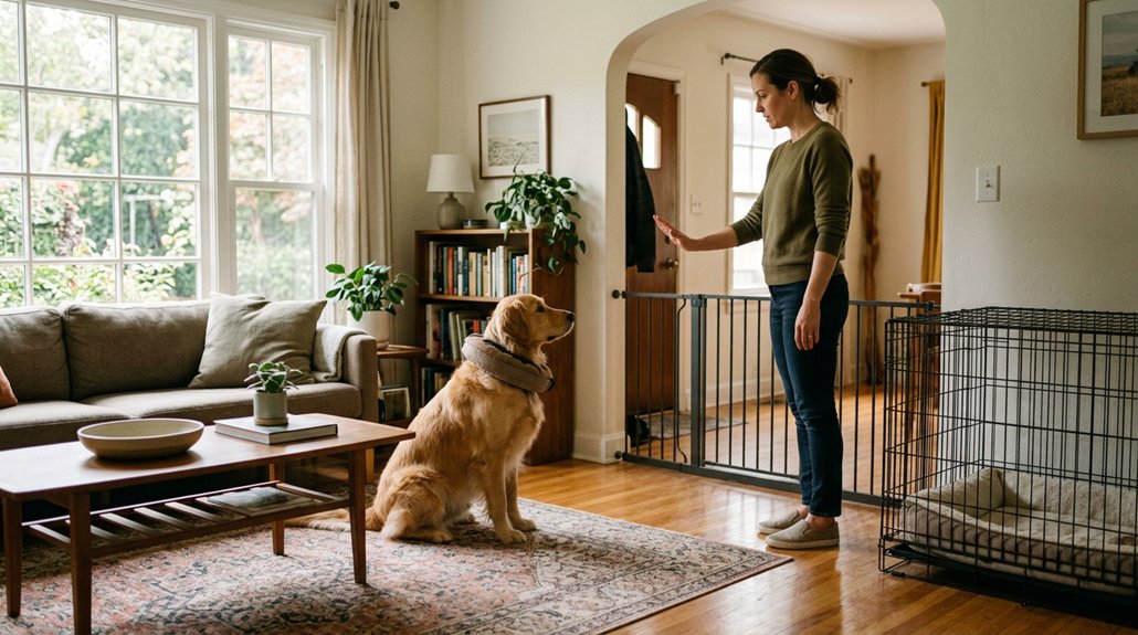 establishing home dog boundaries