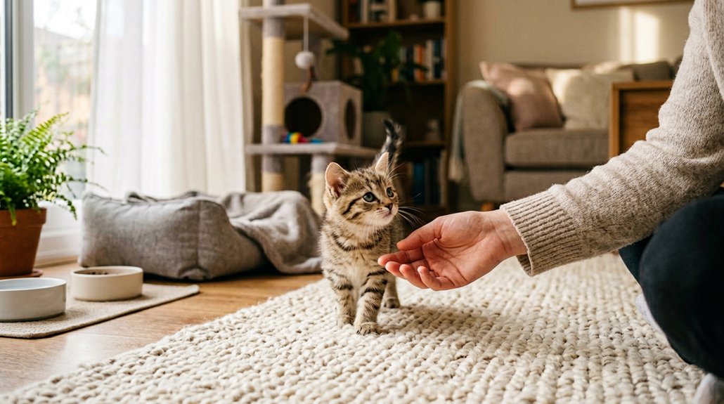 How to Build Trust With a New Kitten