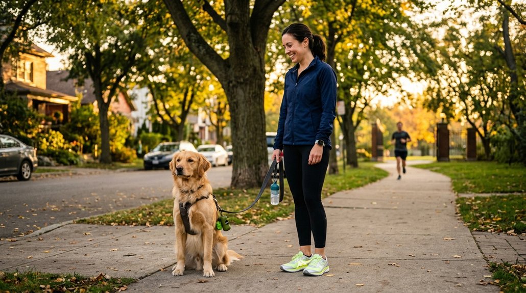 evening exercise and walks