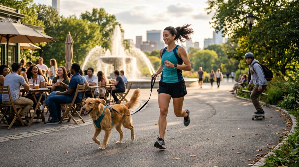exercise and socialize together
