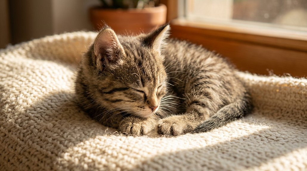 factors affecting kitten sleep