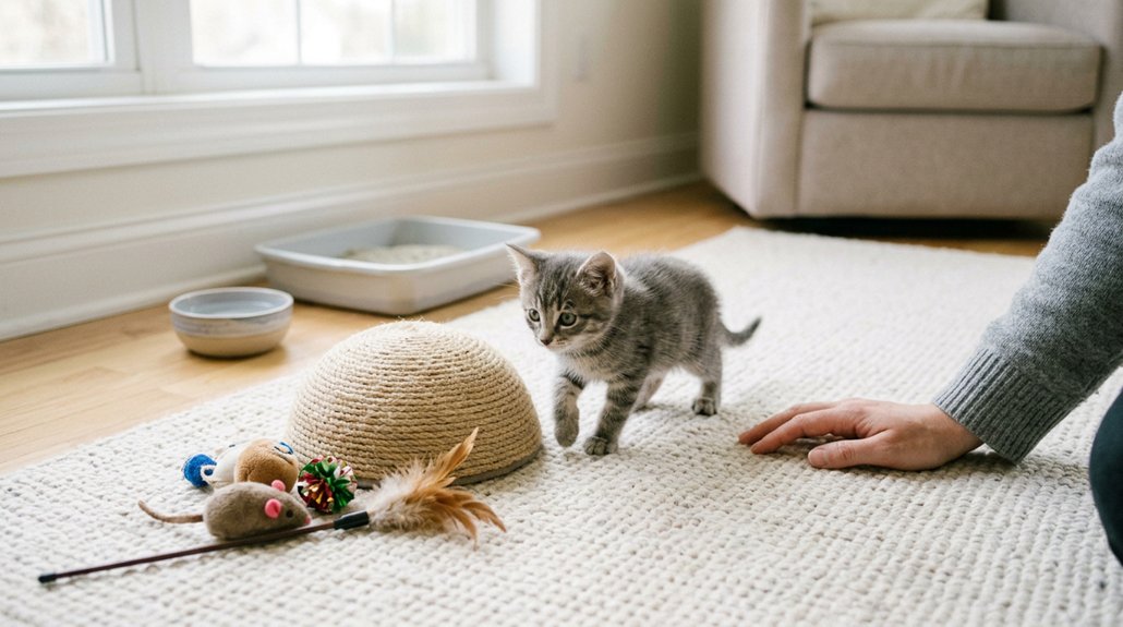 How to Avoid Overwhelming a New Kitten