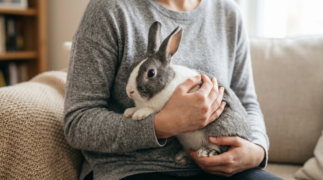 gentle rabbit handling techniques