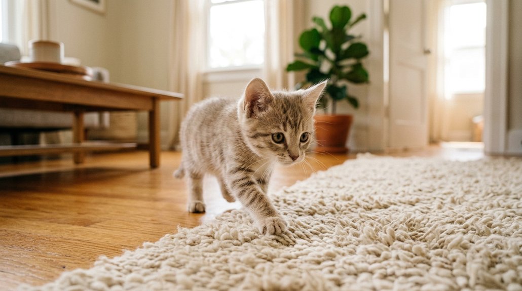 gradual cat home exploration