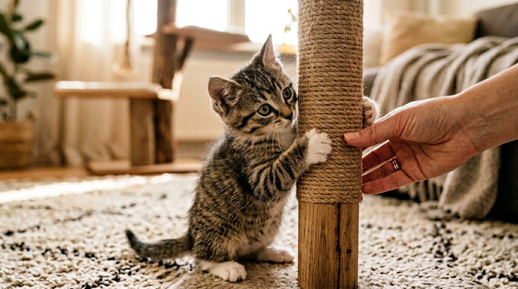 guide kitten s scratching habits