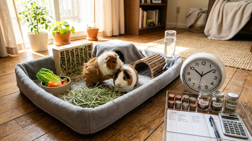 guinea pig care costs and time