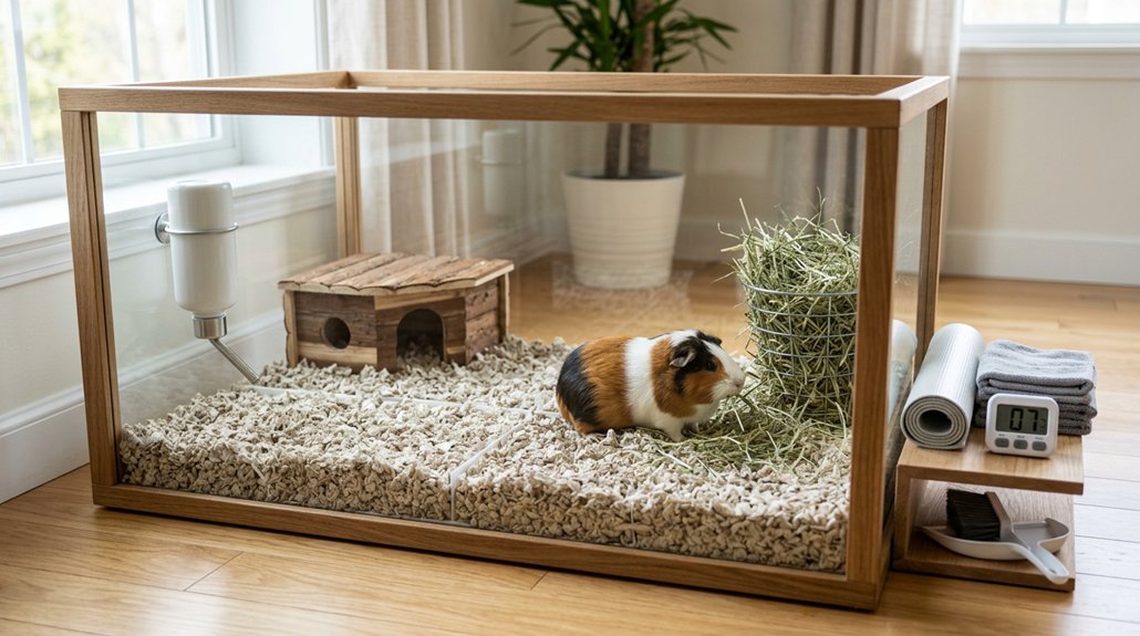 guinea pig habitat hygiene tips